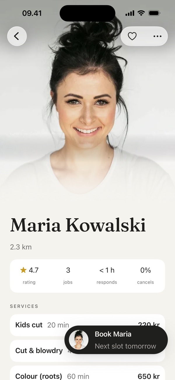 A klipper's profile