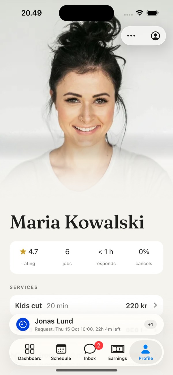 Her profile