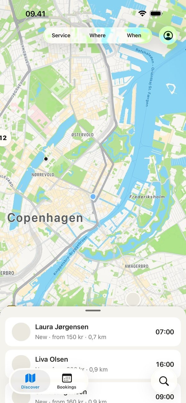 The map with klippers near you